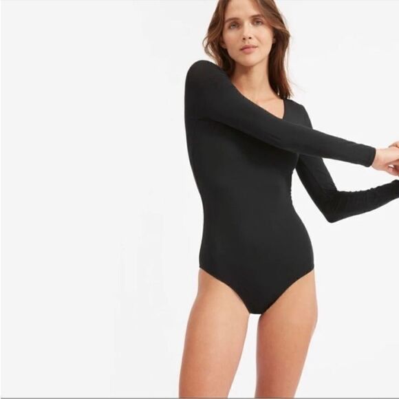 NWOT Everlane The Long-Sleeve V-neck Supima®
Bodysuit Size S - Picture 1 of 10